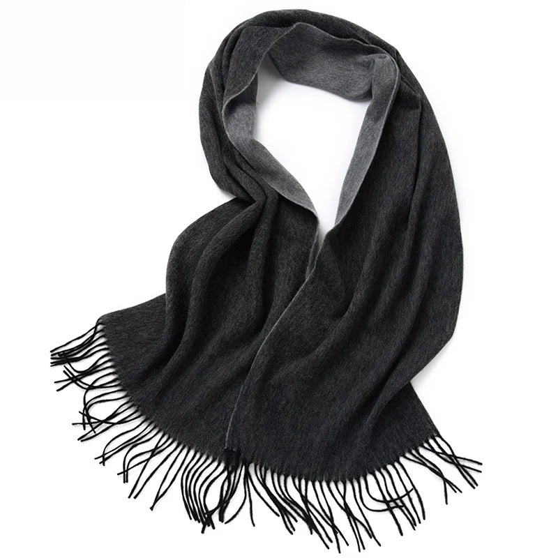 100% Wool Double sided Scarf
