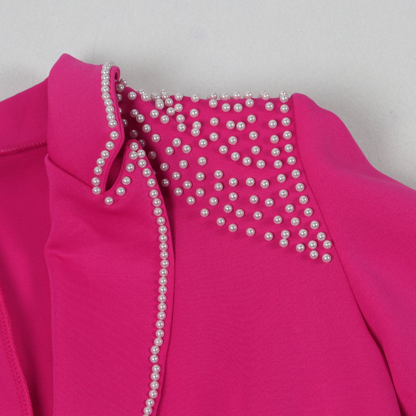 Women’s Pearl-Embellished Single-Button Suit
