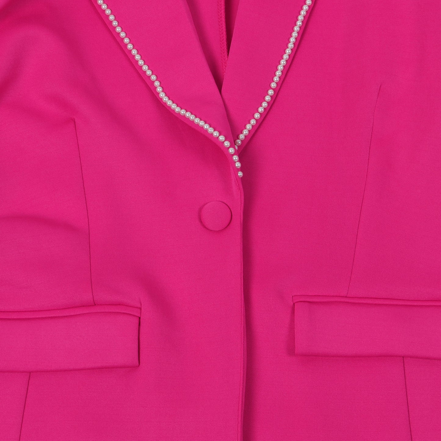 Women’s Pearl-Embellished Single-Button Suit