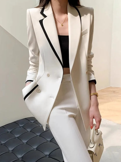 Women's Formal White Suit