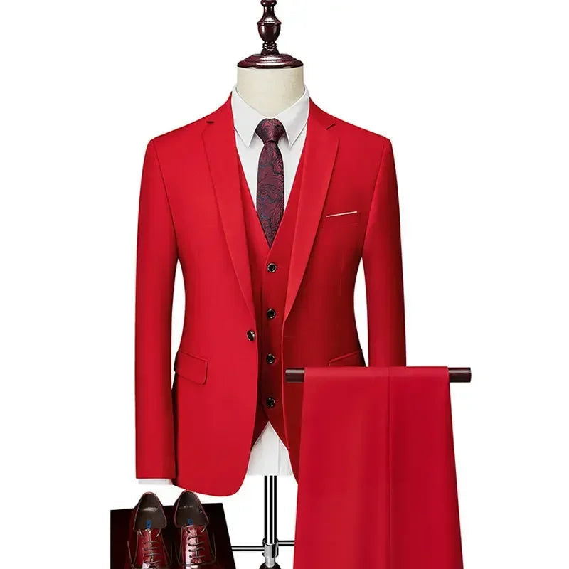 Men’s 3-Piece Formal Business Suit