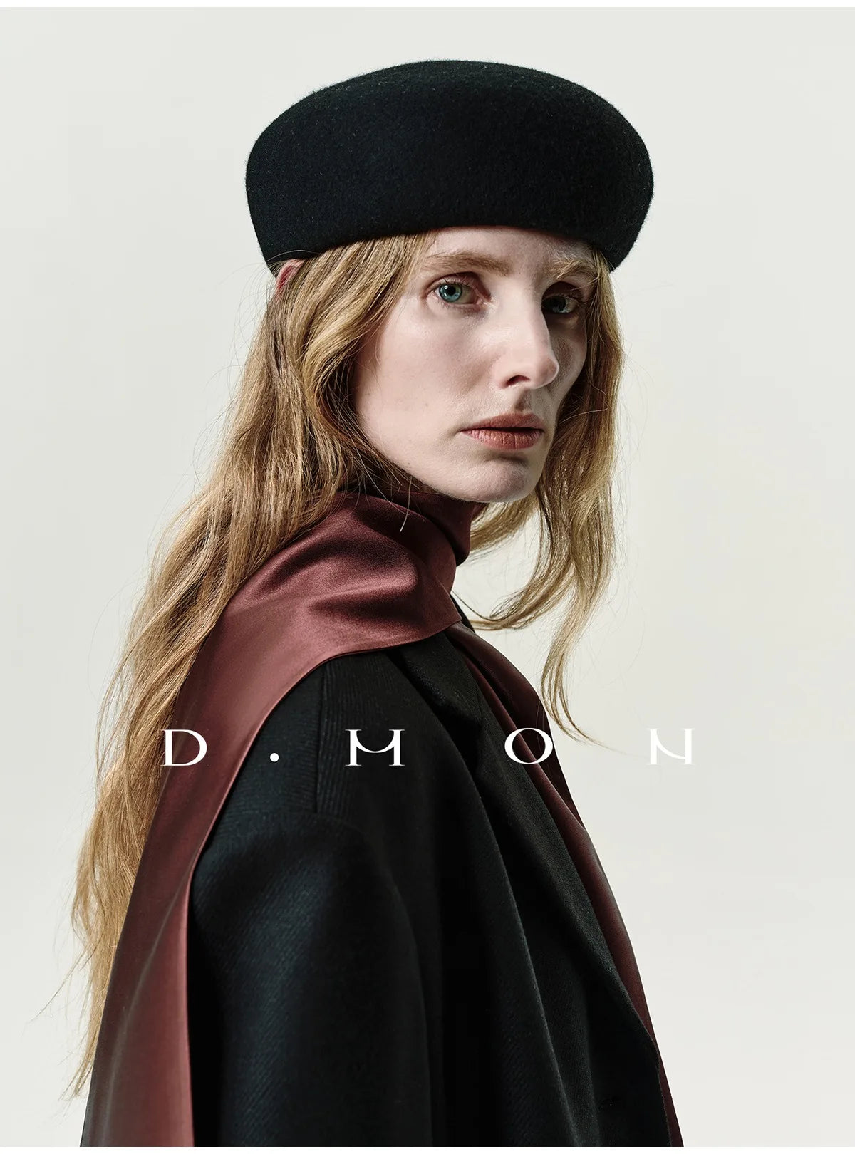 100% Wool Felt Blocked Beret Women's Hat - Christmas Gift