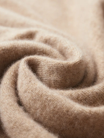 Men’s 100% Merino Wool Hooded Knit Pullover