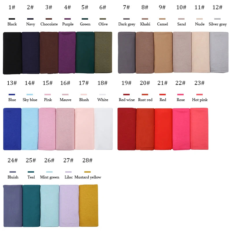 Jersey Cotton Hijab Shawl