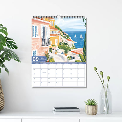 2026 Italian Art Wall Calendar - Christmas Gift