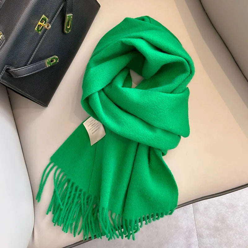 100% Wool Scarf - Christmas Gift for Him