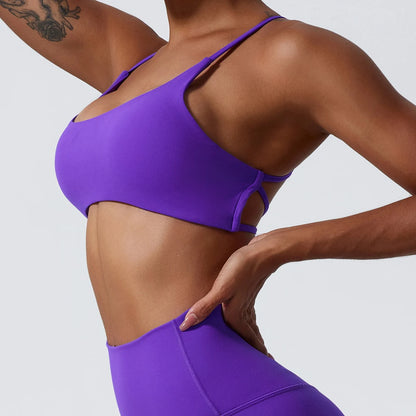 Square Neckline Workout Bra