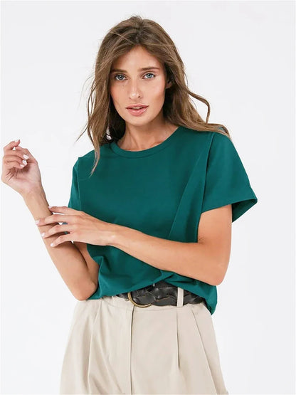 100% Cotton Basic Plain Color T-Shirt