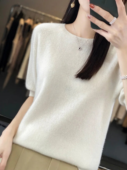 100% Merino Wool T-shirt Sweater