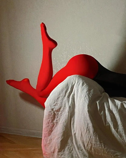 Vibrant Colored Winter Tights Pantyhose Leggings