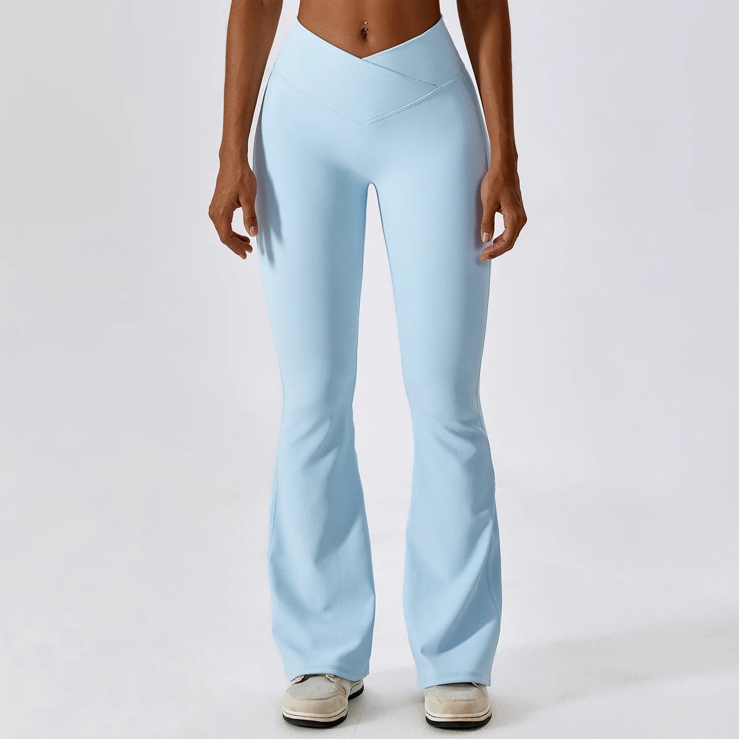 Flare Leggings Workout Pants with Tummy Control