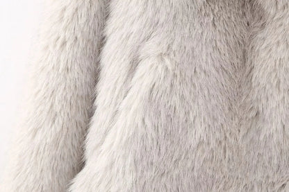 Women's Casual Oversized Fur Coat