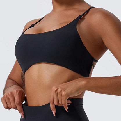 Square Neckline Workout Bra