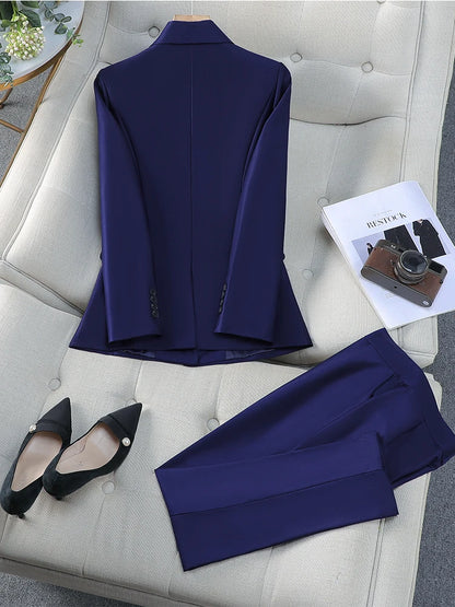 Women's 3 Pcs Vest, Blazer, and Trousers Suit
