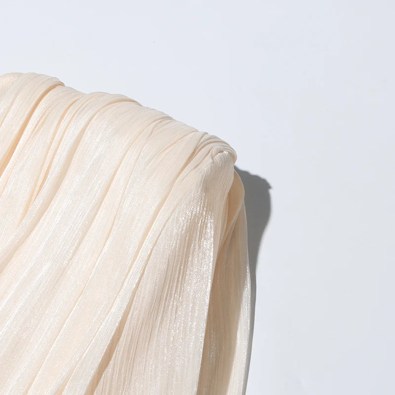 Long Sleeve Ruffle Details Mini Dress