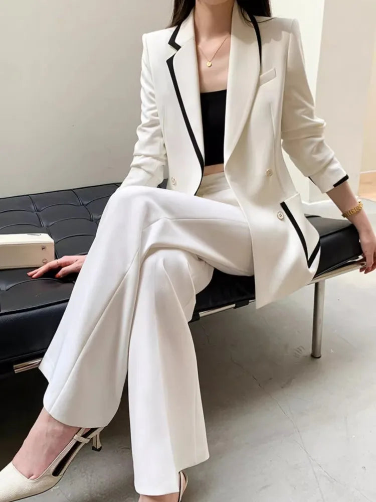 Women's Formal White Suit