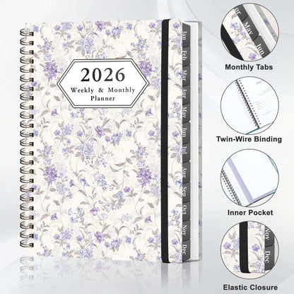 2026 Weekly & Monthly Planner - Multifunctional Business Planner