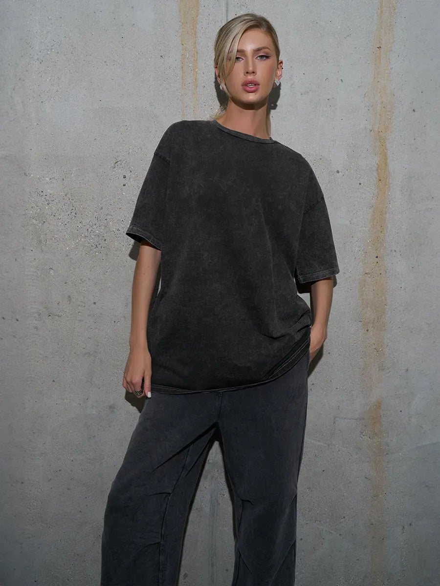 100% Cotton Retro Oversize T-Shirt