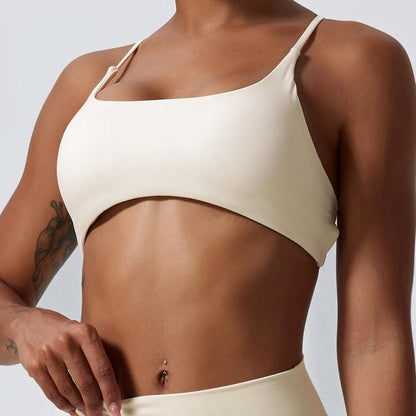 Square Neckline Workout Bra