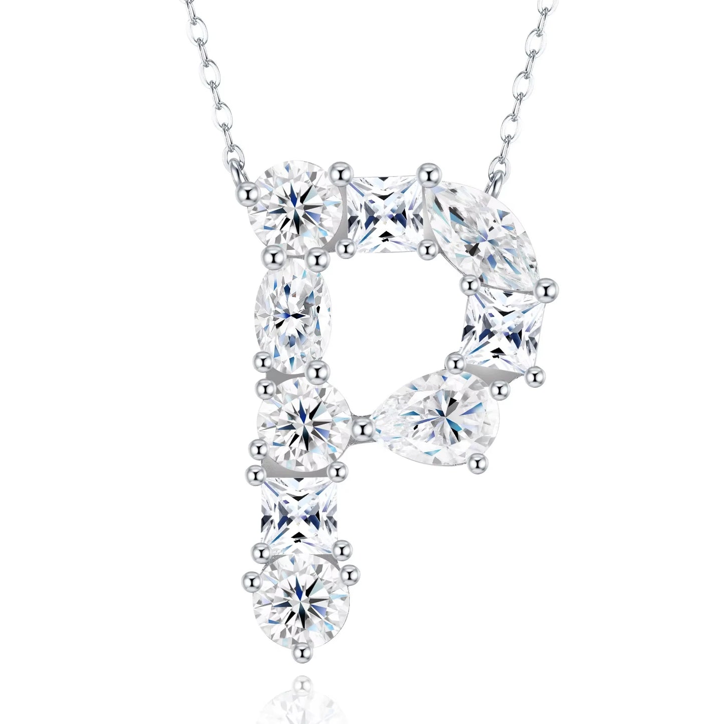 Moissanite Letters Necklace - Luxury Christmas Gift For Women & Men