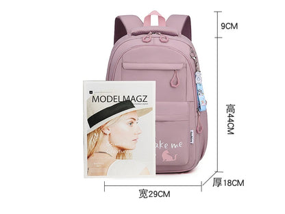 Large Capacity Teenage Girls School Waterproof Backpack