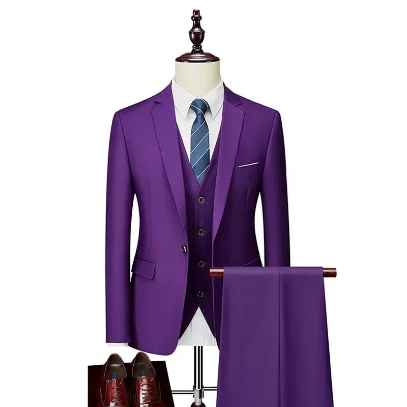 Men’s 3-Piece Formal Business Suit