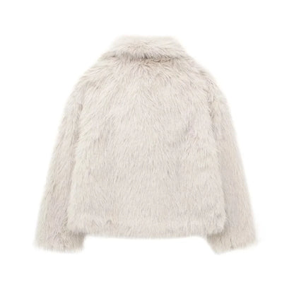 Women's Casual Oversized Fur Coat