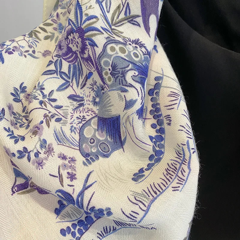 Pure Cotton Luxury Designs Square Scarf