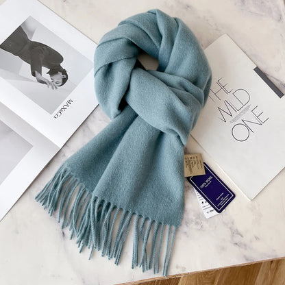 100% Wool Scarf - Christmas Gift for Him