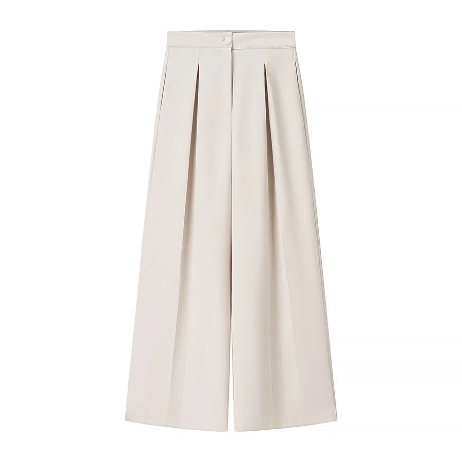 Tailored Vest & Wide-Leg Trouser Set