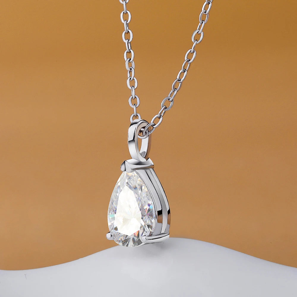 All Cuts Moissanite Solitaire Necklace