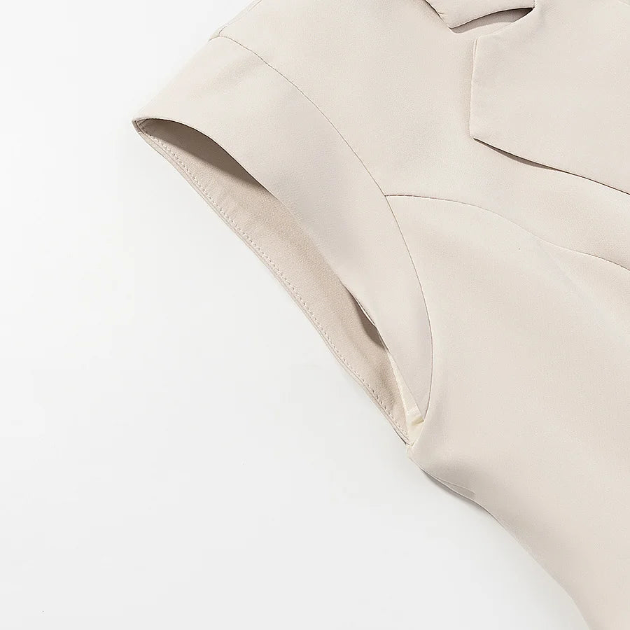 Tailored Vest & Wide-Leg Trouser Set