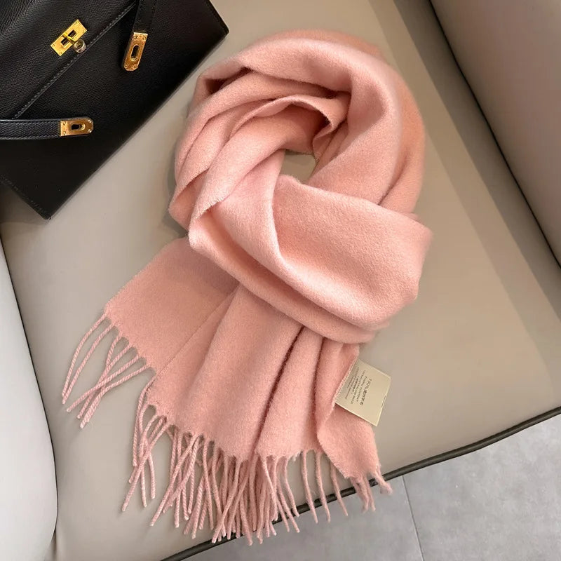 100% Wool Scarf - Christmas Gift for Him