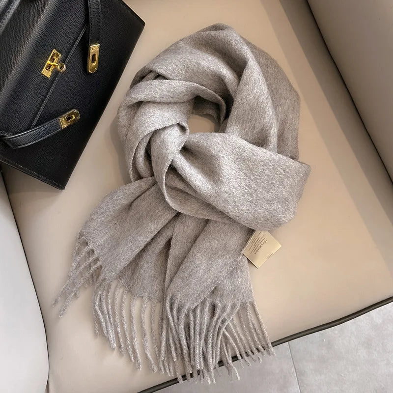 100% Wool Scarf - Christmas Gift for Him