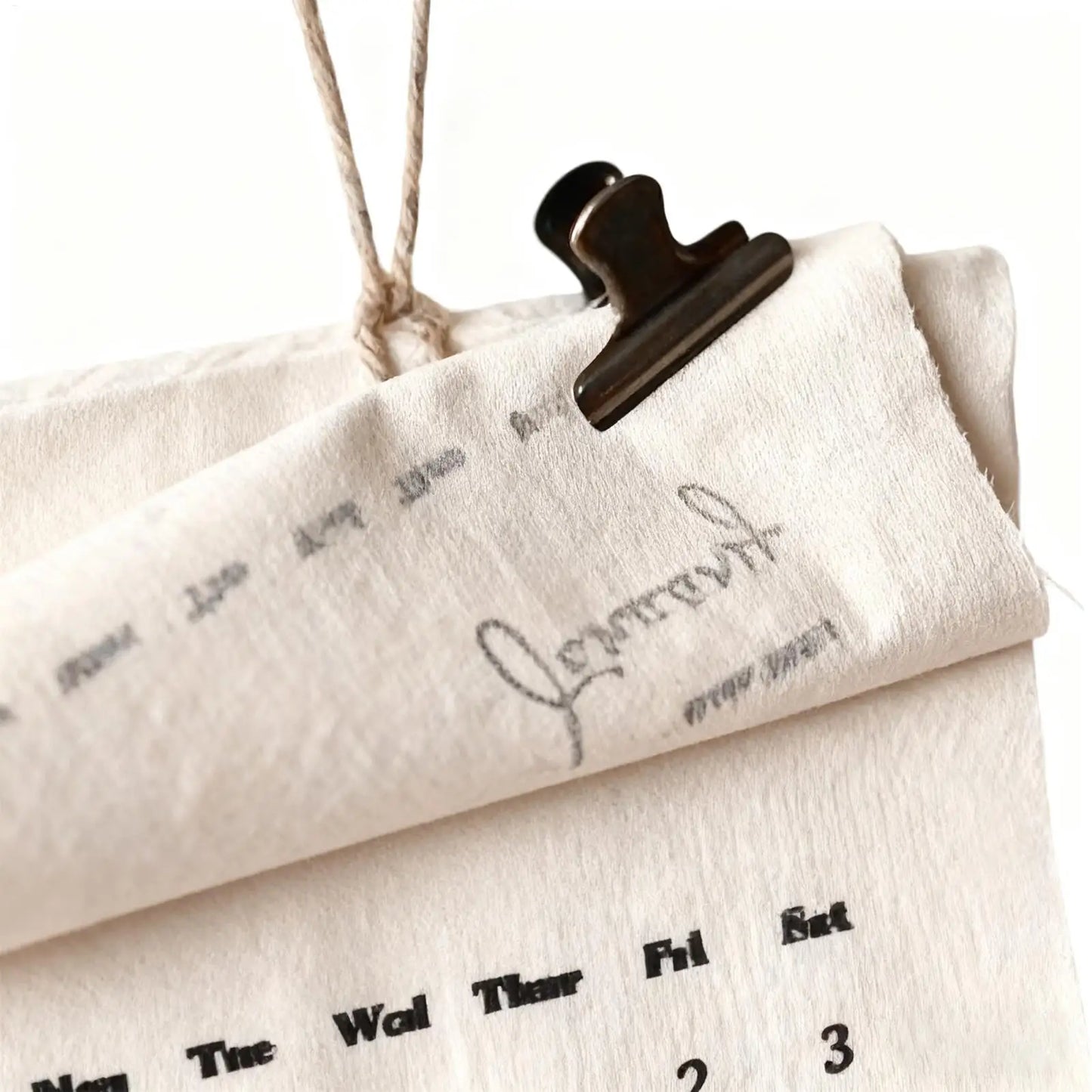 2026 Fabric Wall Calendar - 12-Month Home, Office Calendar