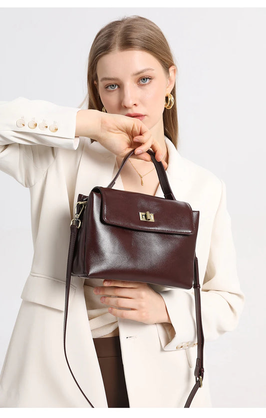 Genuine Leather Handbag