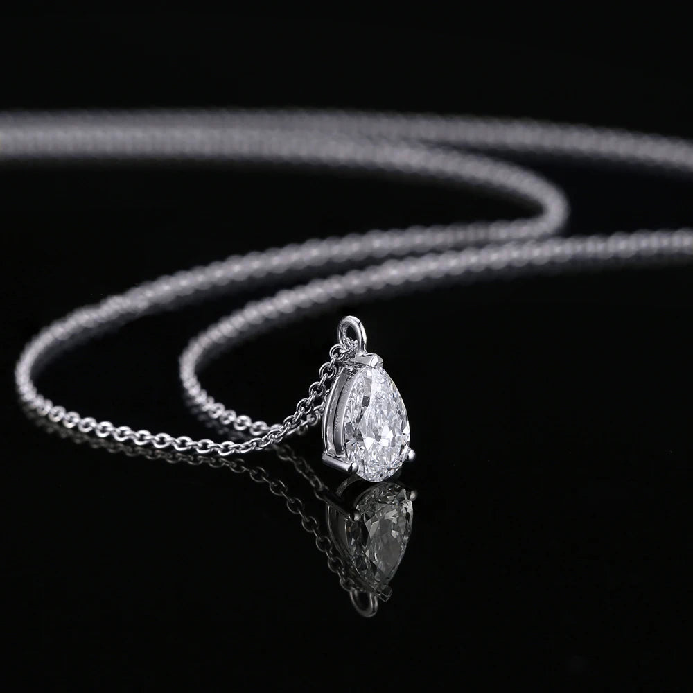 All Cuts Moissanite Solitaire Necklace