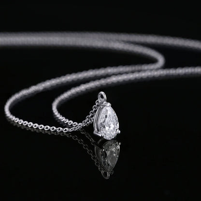 All Cuts Moissanite Solitaire Necklace