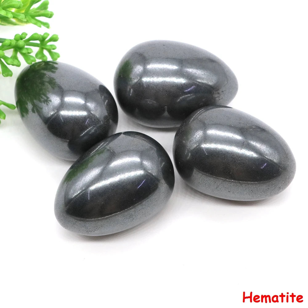 Egg Shape Natural Healing Stones 22x30 MM