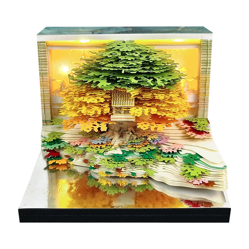 3D Time Piece 2026 Calendar With Light - Gift for Christmas