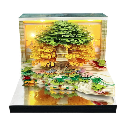 3D Time Piece 2026 Calendar With Light - Gift for Christmas