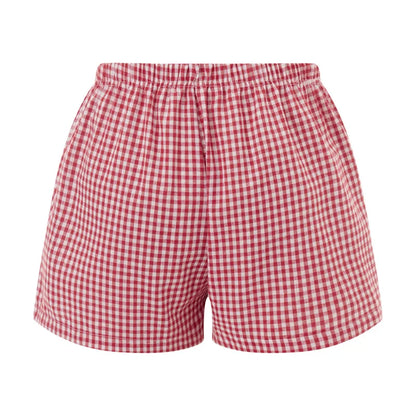 Women's Plaid Boxer Short