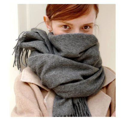 100% Wool Solid Colors Scarf