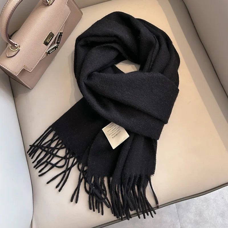 100% Wool Scarf - Christmas Gift for Him