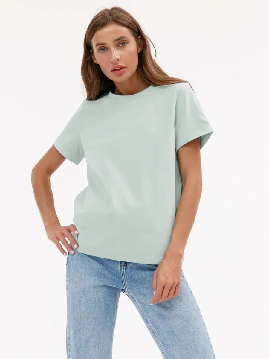 100% Cotton Basic Plain Color T-Shirt