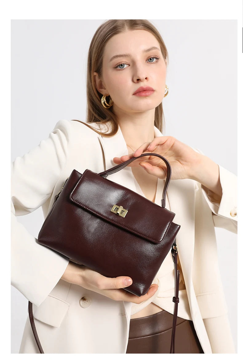 Genuine Leather Handbag