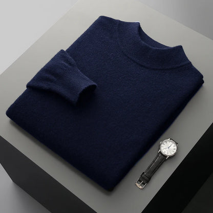 Men's 100% Merino Wool Crewneck Sweater