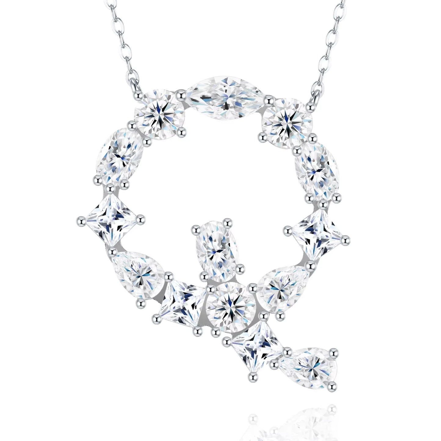Moissanite Letters Necklace - Luxury Christmas Gift For Women & Men