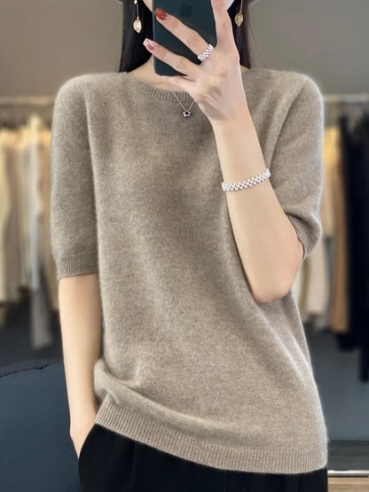 100% Merino Wool T-shirt Sweater