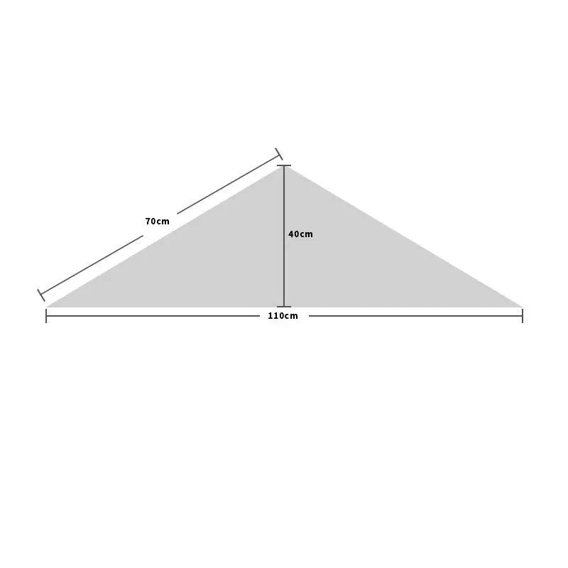 100% Wool Triangular Neck Scarf - Kinnted Scarf